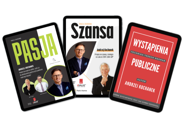 PROMOCJA WEEKENDOWA - Pakiet 3 ebooki: "Pasja", "Szansa" i "Wystąpienia Publiczne" Gratis