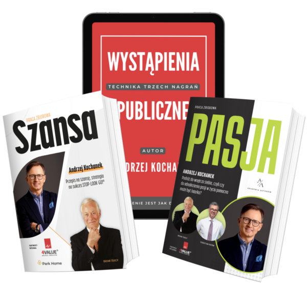 Pakiet "Pasja" i "Szansa" + Ebook Wystąpienia publiczne